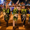 Studenti beogradskih fakulteta stigli u Novi Sad - dočekali ih građani sa obe strane mosta