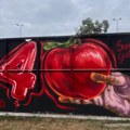 U skejt parku kod Ušća osvanuo mural posvećen grupi Crvena jabuka FOTO