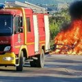 Drama u Žarkovu Auto se zapalio u toku vožnje (VIDEO)