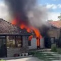 VIDEO: Požar u Beočinu, gori objekat u centru naselja