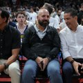 VIDEO Legendarni NBA trener u „Beogradskoj areni“, došao da vidi spektakl i svog pulena