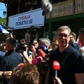 Вучић наставио посету Јабланичком округу, обилази радове на дечијем диспанзеру у Лесковцу