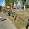 Kragujevac: Postavljeni stubići u Ulici Dimitrija Tucovića