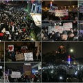 FOTO 10 prizora koji su obeležili protest studenata ispred RTS