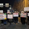 Protest u Nišu zbog obaranja studentkinje u Beogradu i incidenta kod Pravnog fakulteta