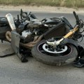 Teška saobraćajna nesreća kod Čačka: Vozač izgubio kontrolu nad motorom; Hitno prevezen u bolnicu