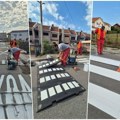 Kragujevac spreman za novu školsku godinu: U zonama škola se postavlja nova signalizacija, radovi do 30. avgusta (foto)
