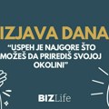 Izjava dana: „Uspeh je najgore što možeš da prirediš svojoj okolini“