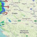 Ova olujčina ide ka nama Pitanje je trenutka kad će da grune i u Srbiji, sad je iznad Slovenije i juriša ka Hrvatskoj