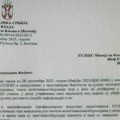 "Novosti" otkrivaju: Ovo je drugi dopis koji je Srbija uputila Euleksu (foto)