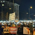 Veliki studentski protest u Zrenjaninu: Studenti su digli glas, magistrala je za nas