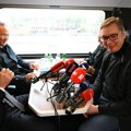 Jedna stanica prokišnjava, drugoj fali deo: Dok je Vučić pompezno otvarao brzu prugu Novi Sad – Subotica njegove kamere…