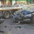 (Foto) Od siline udarca aktivirana ova vazdušna jastuka: Težak udes u Beogradu, "škoda" smrskana, motor neprepoznatljiv