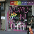 Grafitom na Prajd Info centru otpočeta kampanja Beograd Prajda