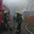 Crni dim kulja u Topčideru: Zapalili se vagoni, vatrogasne ekipe hitno izašle na teren VIDEO