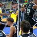 Аријан Лакић побеснео због очајне игре Партизана: Шутирао клупу и викао "Је л' сте ви нормални?"
