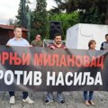 Milojko Pantić na protestu protiv nasilja u Gornjem Milanovcu: Kada se smeni režim prestaće nasilje
