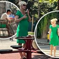 (Video) Ekskluzivni paparaco: Uhvatili smo trudnu Anju Mit sa dečkom! Glumica u haljini pripijenoj uz telo, stomak u prvom…