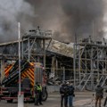 Kijev u plamenu; Skladište sravljeno sa zemljom, šteta ogromna FOTO/VIDEO