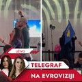 Pijani Albanci napravili haos u Beču, uneli zastavu tzv. Kosova pa namerno mahali ispred Srba tokom nastupa