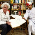 Jubilarac Adligata: Stohiljaditi posetilac Muzeja knjige i putovanja i Muzeja srpske književnosti stigao iz Bahreina