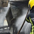 Požar u fabrici Ziđin Koper u Boru, vatrogasci na terenu