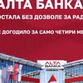 Studenti: Alta banka ostala bez dozvole za rad – očuvanje finansijske stabilnosti je na prvom mestu!