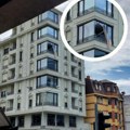 POSLE SUPERĆELIJSKE OLUJE Deo skele sa buduće novosadske Palate pravde završio u stanu zgrade preko puta