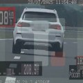 Kod Valjeva vozio gotovo 210 kilometara na čas na delu puta gde je ograničenje 80
