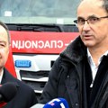 Dačić zajedno sa Macutom uručio ključeve pet novih vatrogasno-spasilačkih vozila