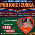 HUMANITARNI DOGAĐAJ U PIROTU: Pub kviz, tombola i žurka za Mateju Denića