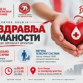 Akcija „Dan zdravlja i humanosti“: Vaših 15 minuta nekome može značiti ceo život