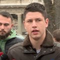 Student Miloš Pavlović: Ograđujemo se od nasilja, želimo vladavinu prava