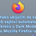 Kako uključiti da se veb sajtovi automatski pokreću u Dark Mode-u u Mozilla Firefox-u