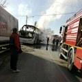 Izgoreo autobus kosovskog autoprevoznika u Davidovcu