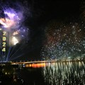 Нова година дочекана на две локације у Београду, уз ватромет са Куле Београд