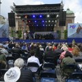 Ansambl "Stanislav Binički" nastupio na Trgu republike povodom Dana pobede