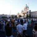 Ispred Narodne skupštine počeo 12. protest Srbija protiv nasilja