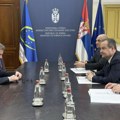 Ministar Dačić sa šefom kancelarije Saveta Evrope: Srbija je posvećena i istrajna