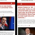 Šta sve Slobodna Bosna piše u jednom danu: Čanak i Šolakovi mediji su im uzor, a Srbiju i Vučića napadaju