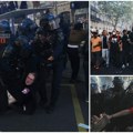 Upaljene baklje U francuskim institucijama Demonstranti upali u više ministarstava u Parizu, poručuju: "Makron protiv nas vodi…