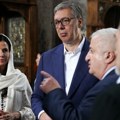 (Foto) Vučić sa suprugom Tamarom u poseti manastiru Svetog Đorđa u Alaverdiju: "Ova poseta ostaće mi jedna od najlepših…