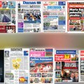 Naslovne strane sutrašnjih novina: Prelistavanje štampe za četvrtak, 9. jul 2026. godine
