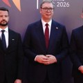 "Sa domaćinima ovogodišnjeg samita" Vučić objavio fotografije sa Jakovom Milatovićem i Milojkom Spajićem