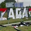 Na dva mesta uništen natpis "Subotica" na mađarskom jeziku