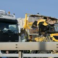 Karambol kod Aerodroma, sudarila se dva kamiona: Kolona duga pet kilometara, vozila uništena FOTO