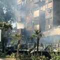Prvi snimci stravičnog požara na Novom Beogradu: Na mestu kafića ostalo zgarište, izgoreli i stanovi u zgradi VIDEO