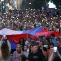 „Srbija protiv nasilja“: Šesnaesti protest protiv vlasti u Beogradu, posvećen stanju u prosveti