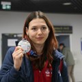 Angelina Topić stigla u Beograd: "Ispunjava mi srce težina medalje i činjenica kako je osvojena"