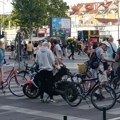 Biciklisti i danas "neposlušno" voze kroz grad, skup kod Futoške